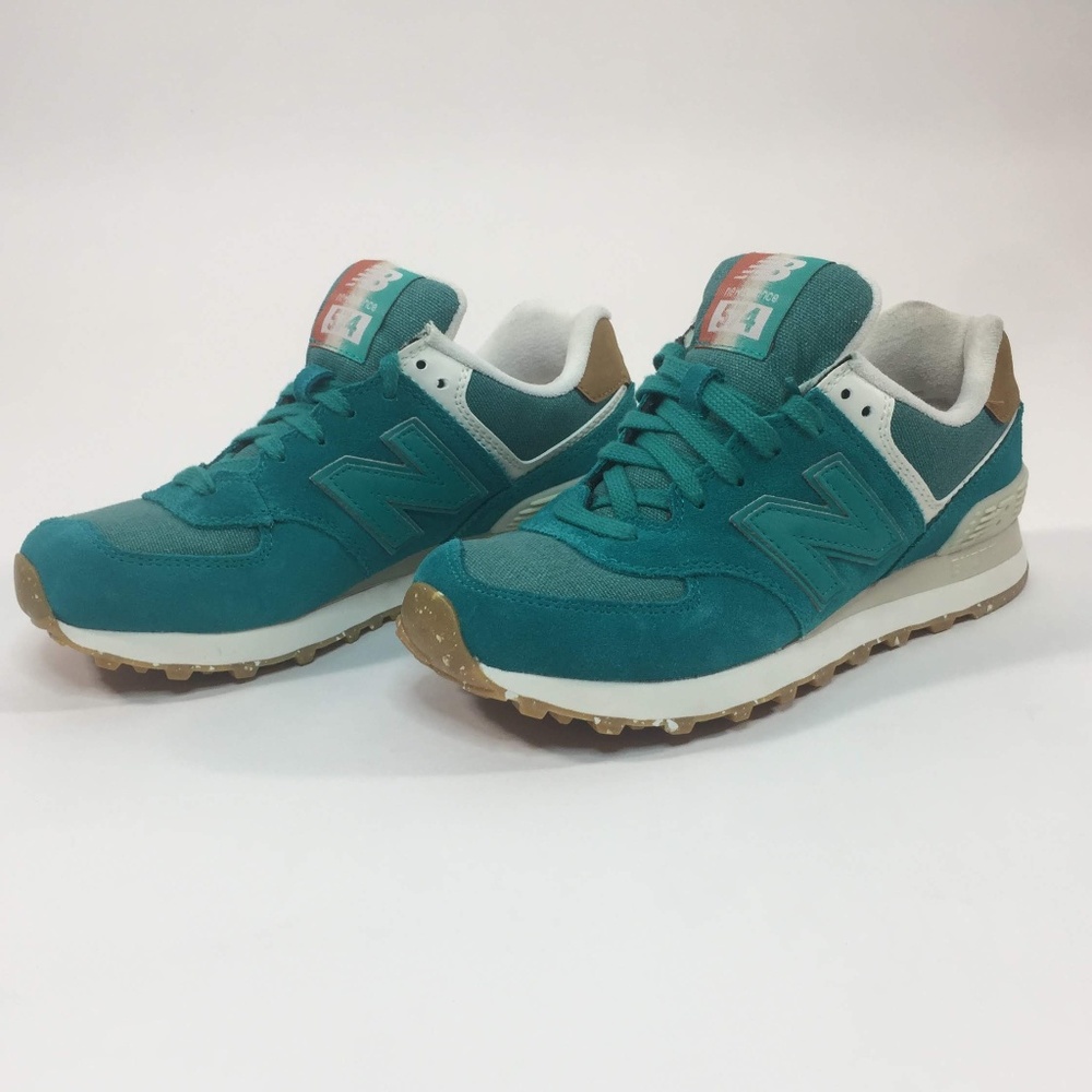 New Balance 574 Leather Green WL574SEB